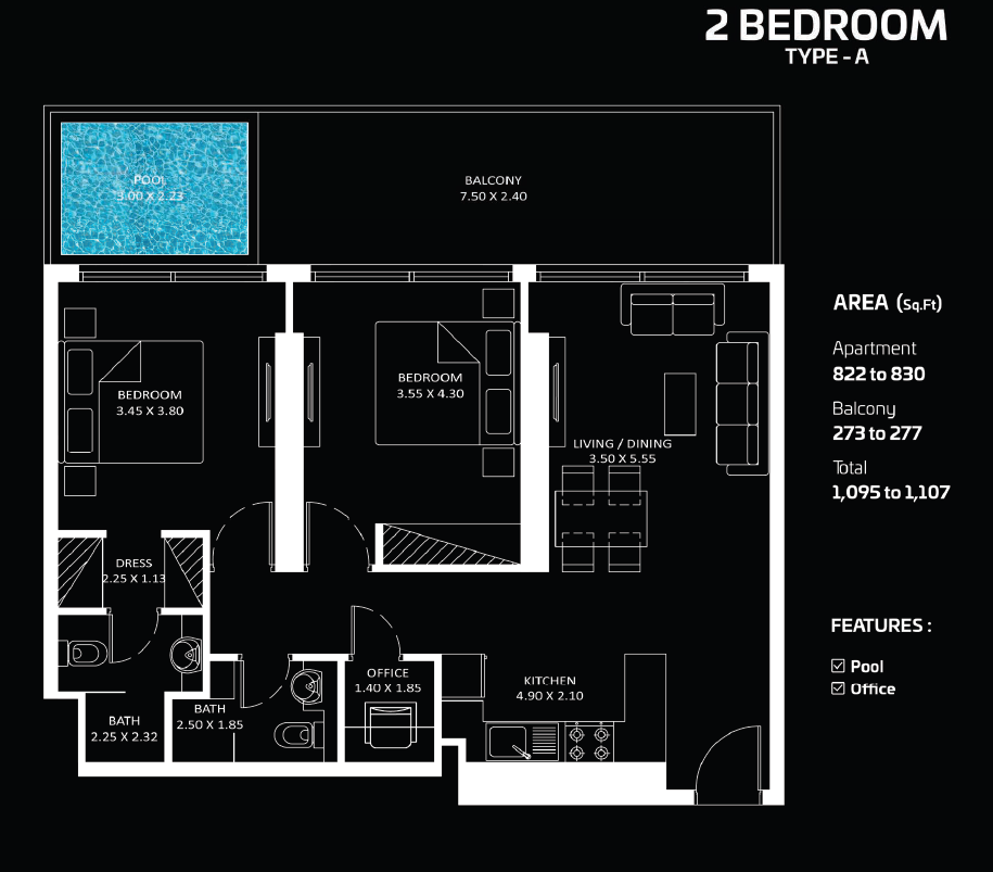 2bed plan